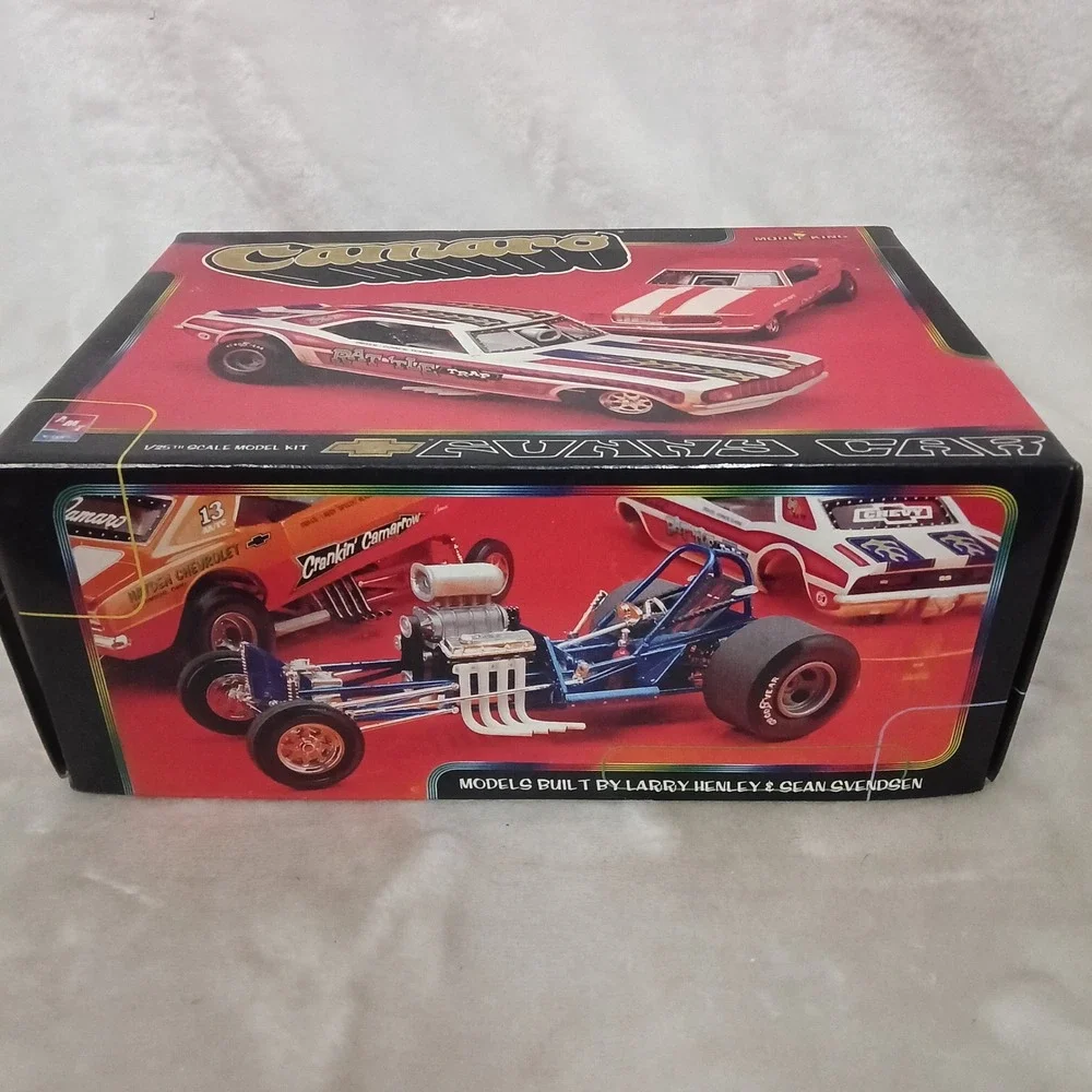 Model King AMT 1969 Chevy Camaro Funny Car 1/25 Scale Model Kit 21775P Rat Trap